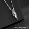Collar de hip-hop europeo y americano todo partido para hombres y mujeres, collar con colgante de cadena cubana de garra de águila todo partido de alto nivel