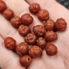 Ágata Roja del Sur Cabeza de Buda Jade Cuentas Dispersas Ágata Escarchada Buda Cuentas Redondas Pulsera Accesorios Collar Cuentas de Jade Hechas a Mano