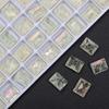 10 * 14 mm mes inferior rectangular ángulo recto generoso azúcar Flor de Hielo de Diamante K9 Flor de Hielo huevo de paloma base chapada base puntiaguda accesorios de ropa
