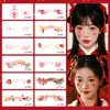 2026 Conjunto Mais Vendido de Adesivos Faciais de Palco de Ano Novo para Meninas, Adesivos de Tatuagem de Decoração de Maquiagem para Apresentação do Dia de Ano Novo