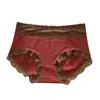 7A Algodón Cintura Alta Jacquard Bragas para Mujer Cadera Grande Moldeadoras Cómodas Transpirables Amigables con la Piel