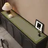 Mantel individual estilo francés para aparador, largo, impermeable, lavable, tapete protector para tablero de mueble de TV, tapete a prueba de polvo para mueble de entrada