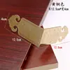 Antigüedad China Latón Puro Protectores de Esquina de Barra Recta Caja de Joyería Gabinete de Madera de Alcanfor Soportes de Esquina Decorativos de Cobre Protectores de Esquina Flores de Esquina