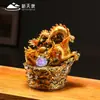 Novo Ornamento de Água Corrente Tianquan Shenlong para Escritório, Recepção de Hotel, Inauguração de Loja, Presente de Decoração para Casa Nova, Design Criativo Pintado