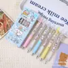 Gika wow nuvem segurando caneta desenho animado alto valor de cor caneta gel de pressão ST secagem rápida caneta pincel estudante fofa caneta de teste