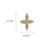 Adaptación Transfronteriza de Accesorios para Zapatos Crocs Hebilla Decorativa Cruz Flor de Zapato Mariposa DIY Removibles Accesorios de Alta Gama Venta al por Mayor