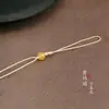 Cordón para Teléfono con Diseño de Estrella y Luna, Cuerda con Colgante de Perla Plateada, Cuerda para Accesorios de Jade Semi-Terminada DIY, Cordón para Coche Hecho a Mano