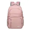 Nova Mochila Escolar de Grande Capacidade para Alunos do Ensino Fundamental II e Médio, Mochila Casual de Cor Sólida de Alta Qualidade, Mochila de Viagem com Múltiplos Compartimentos