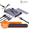 Hub de Estação de Docking USB de Um a Sete para Console Portátil Steamdeck/Switch Dock de Expansão de Transmissão de Alta Velocidade