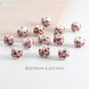 Accesorios para Joyería Cuentas de Cerámica Azules y Blancas Cuentas Sueltas Cuentas con Calcomanía de Jingdezhen Material para DIY Pulsera Accesorios Hechos a Mano Venta al por Mayor