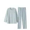 Conjunto de Pijama Térmico Cálido de Manga Larga para Otoño e Invierno para Adolescentes, Ropa de Casa Engrosada de Cachemira, Se Puede Usar al Aire Libre