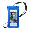 Bolsa de Aire Inflable de PVC Flotante, Bolsa Impermeable para Teléfono con Correa para el Brazo, Bolsa Impermeable para Teléfono con Pantalla Táctil para Deportes al Aire Libre y Natación