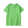 Em estoque, camiseta infantil de algodão 200g, manga curta, média e grande, roupas para meninos e meninas, camiseta em branco, camisa personalizada