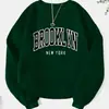 Talla EU Talla EU Sudadera con Estampado Brooklyn, Manga Larga Casual Cr