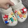 Acessórios Crocs Fivela de Sapato DIY Flor de Sapato Estéreo Infantil Removível Super Mario Moeda de Ouro Cogumelo Sapatos Decorativos