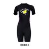 Traje de buceo DIVE &amp; SAIL de 2,5 mm para niños, cálido, con mangas, para niñas, resistente al frío, para hacer snorkel y surf.
