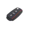 Capa chave do carro para VW Golf Jetta POLO para Skoda Yeti Soberbo Rapid Octavia para SEAT Leon Ibiza 3 botão de silicone Key Cover