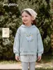 Sudadera con capucha Jerry Baby para niños grandes 2026 Nuevo estilo de otoño Top para niñas Estilo francés Ropa de otoño para niños Ropa de bebé