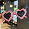 Versión Coreana Gafas de Sol Infantiles con Forma de Corazón Transfronterizas, Modernas y Lindas, Gafas de Sol Estilo Japonés y Coreano para Niños, Gafas de Sol con Protección UV