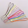 14 Cores em Estoque Corda de Pinha Lanyard de Celular de Nylon Alça para Garrafa de Água Alça Curta para Copo Pulseira para Pen Drive Anti-Perda Anti-Queda