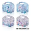 2026 Transfronterizo Nuevo Producto Sirena Caja de Papel Portátil Fiesta Navideña Caja de Regalo Portátil Decoración de Fiesta Dulces Regalo