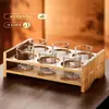 Copos de Cristal Criativos de Alta Qualidade Estilo Chinês para Uso Doméstico, Copinhos Premium de Luxo Leve, Conjunto para Servir Vinho