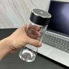 Kaicong - Vaso de vidrio de una sola capa para el hogar, grueso, publicitario, regalo, impresión de logotipo