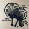 Ventilador King Super Grande de Plástico Osso Redondo Ventilador Auxiliar Ventilador para Artesanato DIY