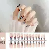 Unhas Usáveis Pré-Fabricadas no Atacado, Unhas Usáveis Simples de Banda Completa com um Toque de Luxo, Coleção de Adesivos para Unhas Clareadores