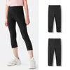 Calça Legging Infantil Feminina Balabala, Calça para Crianças, Roupa de Verão para Crianças Maiores, Calça Casual de Malha Simples e Estilosa