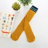 Calcetines para Niños Primavera y Otoño Combinan con Todo Barras Paralelas Calcetines de Alto Nivel para Bebé Calcetines Largos de Algodón para Bebé que Cubren la Rodilla