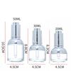 Frasco Cuentagotas con Punta de Plástico 20Ml30Ml50Ml Transparente Esencia Loción Sub-Botella Vidrio Solución Original Mezcla Botella Transfronterizo