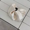 Pinza de Satén Perlado para Falda para Mujer, Estilo de Alta Gama, Parte Posterior de la Cabeza, Nuevo Estilo 2025, Pinza Elegante, Adorno para el Cabello, Pinza para Cola de Caballo, Pinza para el Cabello