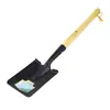 Pá de jardinagem Yannan Xiuxiu, pá para carro para coletar conchas e plantar flores, pá para exterior, pá infantil com cabo de madeira, pá de jardinagem para plantar vegetais e árvores