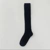 Medias Gruesas de Punto Estilo Miu Dongdaemun para Apilar Calcetines de Lana Tejida Estilo Ballet Simple Calcetines de Color Sólido para Niños
