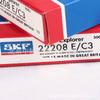 Rodamiento de Rodillos Esféricos de Doble Fila S-K-F S-K-F 22208E/C3 Rodamiento de Rodillos Esféricos de Doble Fila 22208