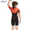 Traje de Buceo Infantil Nuevo de 2.5mm para Hombre de Manga Corta de Una Pieza Ropa de Natación Cálida Drifting Surfing Protector Solar Traje de Scuba