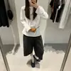 ¡Trece Filas SUM*Casa! Camiseta de Manga Larga con Cuello Redondo y Estampado de Letras Estilo Perezoso Otoño/Invierno 2026 para Mujer