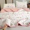 Bestseller de Transmissão ao Vivo26 Novos Designs Colcha de Algodão Bolha Estampada, Colcha de Ar Condicionado de Verão, Colcha Dupla para Primavera-Outono para Dormitórios Estudantis