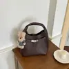Bolsa de Cesta de Verduras Portátil Otoño e Invierno para Mujer 2026 Nueva Moda Tendencia Sensación de Alta Gama Bolso Cubo Versátil Bolso de Hombro Único Bolso Cruzado