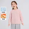 Suéter infantil Cotton Hall, antiestático Classe A, anti-pilling, trançado, gola redonda, estilo inverno, para meninos e meninas, tamanhos médio e grande