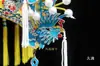 Teatro Ópera de Pekín Corona de Fénix de la Emperatriz Mei, Cinco Coronas de Fénix, Sombrero Corona de Fénix de Esmeralda, Traje de Ópera para el Papel de la Concubina Imperial en la Obra "La Emperatriz Ebria" con Corona de Fénix y Velo