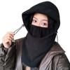Chapéu Quente para Homens e Mulheres, Gorro de Lã para Outono e Inverno, à Prova de Vento e Quente, Protetor de Pescoço com Máscara, Cachecol, Touca, Peça Única