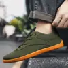 Venta Caliente Transfronteriza Nuevos Zapatos Casuales de Palma Ancha para Caminar Descalzo Ligeros Suela Suave Antideslizantes Transpirables para Compras, Montar, Fitness Zapatos de Hombre