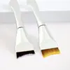 Brocha de Base de Maquillaje de Sirena de Doble Punta, Brocha para Mascarilla de Maquillaje sin Marcas, Brocha de Maquillaje con Cerdas Suaves con Raspador y Cabeza Inclinada, Se Puede Usar como Regalo