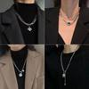 Collar para Mujer, Diseño Moderno y Único con un Toque de Lujo, Cadena para Clavícula en Forma de Corazón, Collar para Suéter que No se Desvanece, Cadena para el Cuello que No se Desvanece para Hombre