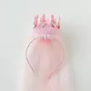 Diadema Corona de Princesa Mayor Corona de Cumpleaños Pasador con Lentejuelas y Diamantes Sombrero de Cumpleaños Infantil Pasador para Fiesta