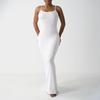 Vestido Novo Kardashian Skims Feminino Tume Casual Slim-Fit Alça Vestido de Casa Longo Moda Feminina