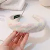 Faixa de Cabeça com Coroa Alta para Mulheres, Novo Estilo com Toque de Luxo, Faixa de Cabelo Larga Versátil para Sair, Acessório de Cabelo para Lavar o Rosto