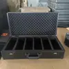 Caja Portátil con Ranura para Tarjetas, Patrón Hexagonal de Aleación de Aluminio, Caja de Exhibición y Almacenamiento para Tarjetas Calificadas Psa Bgs, Caja de Colección de Tarjetas Estrella